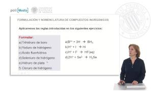 Compuestos binarios con hidrógeno Soluciones ejercicio práctico  41101  UPV [upl. by Oringa]