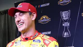 Joey Logano  Championship 4 Media Day [upl. by Edson]