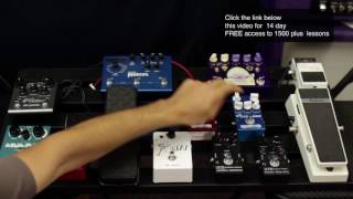 Guitar Effects Pedal Order on a Pedalboard Brett Papa quotPapastachequot [upl. by Arotahs]