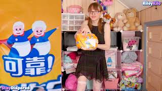 TEMU Diaper Haul Funny amp Cute Adult Diapers TryOn  Bedwetting Girl Review [upl. by Lou]