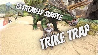 Exremely Easy Trike Trap Ark Survival Evolved [upl. by Clarkin]