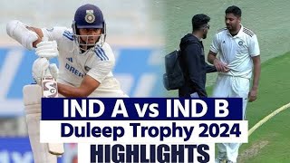 DAY1 IndiaA Vs IndiaB Highlights DuleepTrophy2024 Match no1 [upl. by Krueger223]