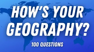 World Geography Quiz  How Many Can You Answer [upl. by Soilissav193]