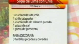 Mexican Lime Soup Recipe  Sopa de Lima con Chia O3 Chia Premuim [upl. by Meneau]