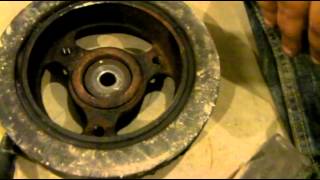 Crown Victoria  Crankshaft Pulley Removal Part 2 [upl. by Boar]