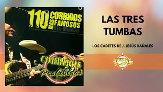 Las Tres Tumbas  Los Cadetes De J Jesus Bañales  Video LyricX [upl. by Moreta]