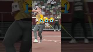 Johannes Vetter Javelin Throw 😭shortvideo youtubeshorts javelinthrow [upl. by Valsimot]