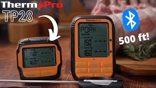 ThermoPro TP28  The Wireless Meat Thermometer That Goes ALL 500 FEET [upl. by Reinaldo]