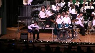 Belhaven Middle School Band Hey Man Christmas Rocks [upl. by Onra]