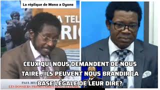 Aristide mono répond sévèrement au prof Oyono [upl. by Zizaludba992]