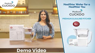 Modicare Cuckoo Premium Alkaline Pitcher  Demonstration Video [upl. by Kolodgie178]