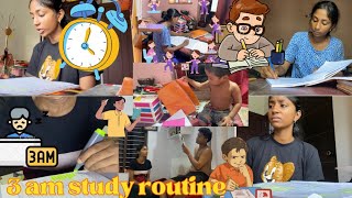 3 am ⏰ my productive study routine 📚 my exam preprations 😭📚ജീവിക്കാനുള്ള ഓട്ടത്തിൽ ആണ് 😣 [upl. by Enivid]