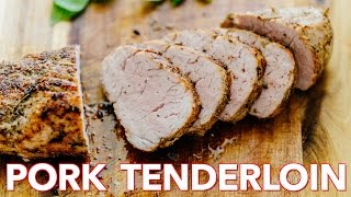 How To Make Roasted Pork Tenderloin  Dinner in 30 Minutes [upl. by Noraf]