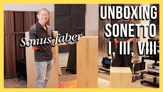 Sonus Faber Sonetto G2 Batch Unboxing [upl. by Toiboid]