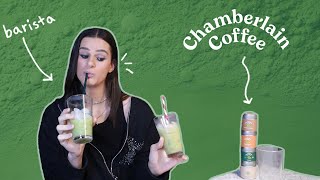 barista reviews emma chamberlains matcha [upl. by Aicirpac448]