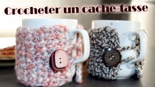 Cache tasse au crochet  Maille serrée [upl. by Sahc]