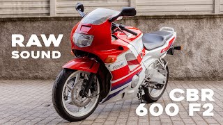 1991 HONDA CBR 600 F2  ASMR  PURE SOUND COMPILATION  RAW [upl. by Sybyl]