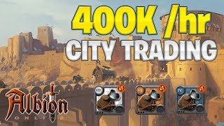 400kHOUR City Trading  Albion Online Silver Making Guide [upl. by Spalding386]