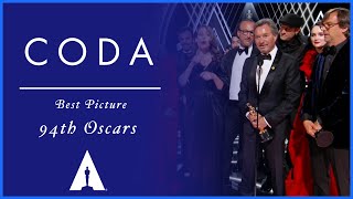 CODA Wins Best Picture  94th Oscars [upl. by Odysseus]