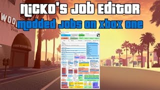 GTA 5 Online  How To Create Modded Jobs on Xbox One Using Nickos Job Editor JTAG amp RGH Free [upl. by Ecnarrat]