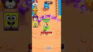 Who can deal more DMG to the HEIST with only gadget😳 brawlstars bs heist brawl rico shorts [upl. by Ybocaj]