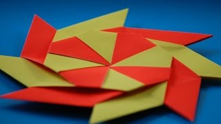 How to Make a Transforming origami Ninja Star [upl. by Dunning758]