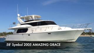 58 Symbol Pilothouse Motor Yacht 2005 AMAZING GRACE  Bradford Marine [upl. by Hui186]