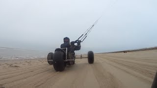 Kitebuggy 122018 Maasvlakte Swimming Buggy [upl. by Ygiaf]