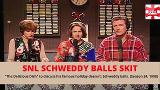 Your Backup Plan brings SNL NPRs Delicious Dish Schweddy Balls  SNL CHRISTMAS SKIT [upl. by Aerdnas]