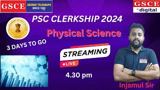 WBPSC CLERKSHIP 2024 PHYSICAL SCIENCE LMS BY INJAMUL SIR [upl. by Clarita]