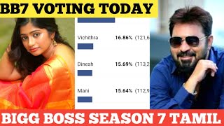 🔴Bigg Boss 7 Tamil today voting results Bigg Boss 7 Tamil Vote Result TodayBigg Boss Tamil voting [upl. by Ynohtna]