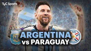 EN VIVO 🔴 ARGENTINA vs Paraguay  Eliminatorias Sudamericanas ⚽ ¡Juega la SCALONETA por TyC SPORTS [upl. by Anec]