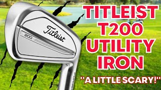 New Titleist T200 Utility Iron Get A First Look amp Our Review [upl. by Gunnar]