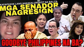 NAKAKAGULAT ANG GULO NA Mga Senador NagsipagRESIGN SA PWESTO [upl. by Lauree]