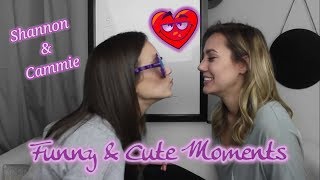 Shannon amp Cammie  Funny and Cute Moments Part 2  Lesbian Youtubers [upl. by Aleris]