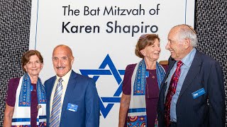 Karen Shapiro Bat Mitzvah [upl. by Ecneret4]