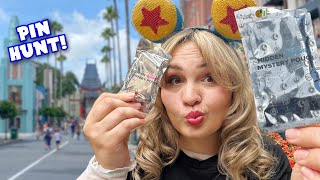 Disney World Hidden Mickey Pouch Opening  Pin Hunt in Hollywood Studios [upl. by Ayoted184]