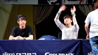 130824용산아이파크 팬사인회 BAP 비에이피  Part2End Greetings [upl. by Sosthena]