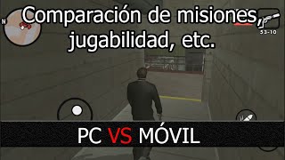 Diferencias NO GRÁFICAS de GTA San Andreas Móvil AndroidIOS Parte 14 [upl. by Bonney917]