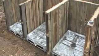 Compost bins made of pallets  How to [upl. by Bail]