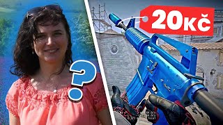 MÁMA HÁDÁ CENY CSGO SKINŮ 😂 [upl. by Ecnaiva]