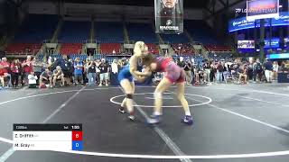 132 Lbs Consi Of 8 2  Zoe Griffith New York Vs Madyson Gray Kansas 05c2 [upl. by Luebke]