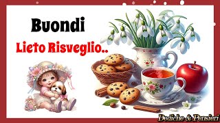 TI AUGURO UN FELICE RISVEGLIO🤗🌼🤍Un bel saluto di buongiorno [upl. by Akinam]