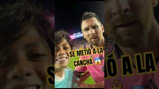 SE METIÓ A LA CANCHA MI SOBRINO 😱 messi intermiami miami soccer futbol [upl. by Arahsit]