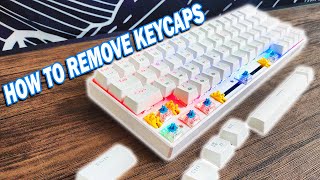 Quick and Easy Way to Remove Keycaps How to Remove Keycaps  DIERYA Mechanical Keyboard [upl. by Annerb]