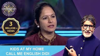 Amitabh Ji और Contestant ने की अनोखे Accent में बात  KBC India [upl. by Yodlem]