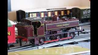 Darstaed Electric O Gauge London Transport L89 Pannier at Tinkers Hill Model Railway  OO 00 5 [upl. by Aurore]