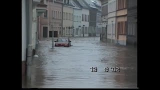 Hochwasser 2002 Hainichen und Schlegel Sachsen [upl. by Aissila735]