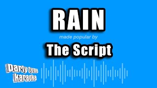 The Script  Rain Karaoke Version [upl. by Rosemarie]