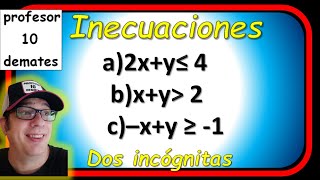 INECUACIONES con Dos Incógnitas Ejercicios resueltos 👈 [upl. by Alban]